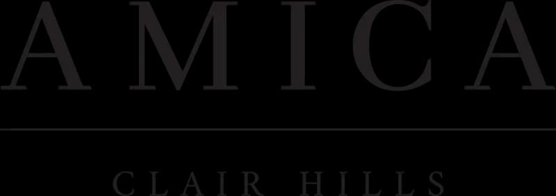 Amica Clair Hills web logos