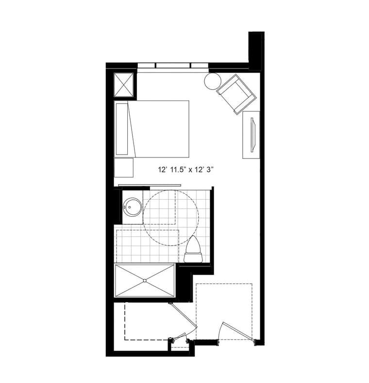 Pickering Memory care studio floor 2