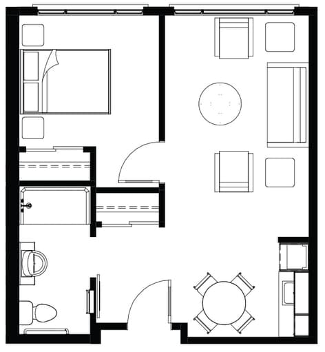 White Rock AL One Bed