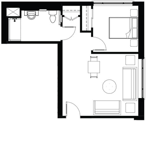White Rock MC One Bed