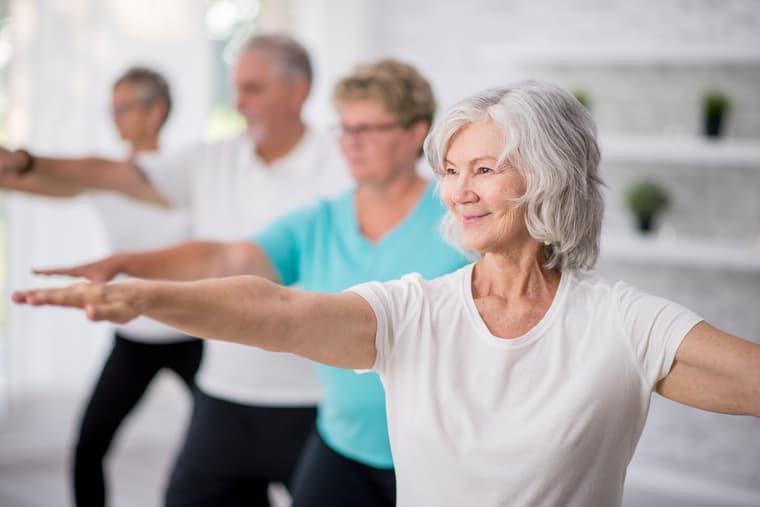 Conversations - Why Yoga Image for Conversations Article Why Yoga at Amica senior living residence.