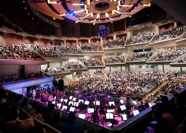 Amica Partnerships Roy Thomson Hall Panel An interior shot of Roy Thomson Hall during a concert