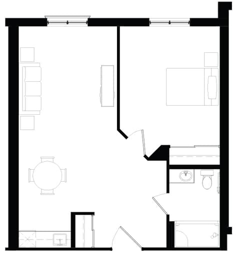 Stoney Creek - Assisted Living - 1 bedroom StoneyCreek_AL_OneBedroom_222