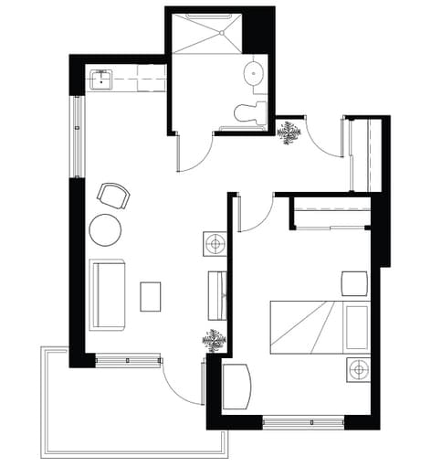 West Vancouver - Assisted Living - 1 bedroom West Vancouver_AL_OneBed