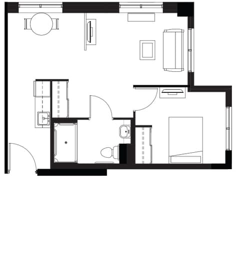 Peel Village - Assisted Living - 1 bedroom Brampton_AL_One_Bed