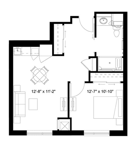Amica Taunton - AL 607 1 bedroom suite Amica Taunton - AL 607 1 bedroom suite