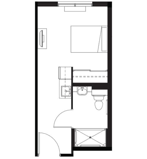 Peel Village - Assisted Living - Studio Brampton_AL_Studio